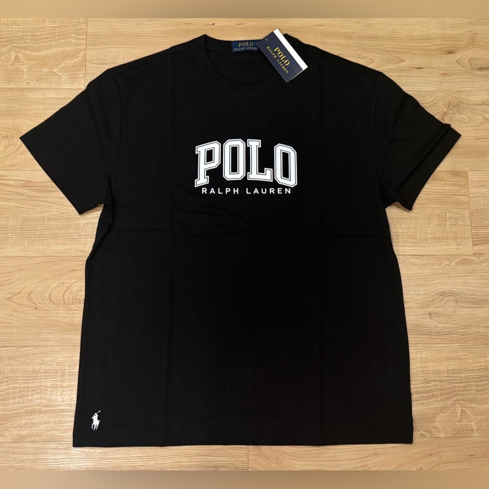 Polo Ralph Lauren Men's Classic Fit Graphic Print Logo Pony T-Shirt Black S-XXL